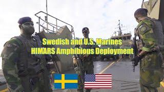 Swedish and U.S. Marines rapidly deploy HIMARS to Swedish Islands