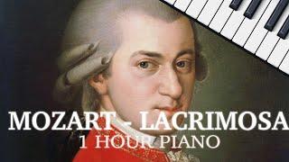 MOZART - Lacrimosa 1 Hour (1 Hour Piano Version, Slowed + Reverb)