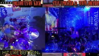 "LIVE" SOLO Drummer Asia Ratt Rush Ufo  Metal Church Metal DOUBLE BASS DRUMS By J. Boyle