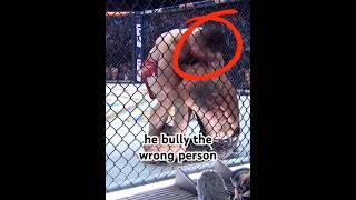 he bully the wrong person #subscribe #ufc #shortvideo #shorts #shortsfeed #trending #viralvideo