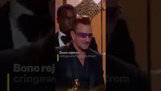 Bono rejects cringeworthy kiss from Sean ‘Diddy’ Combs in resurfaced video