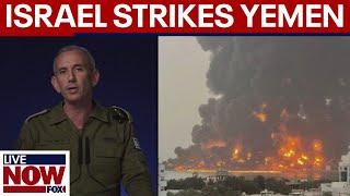 BREAKING: Israel strikes Yemen after Houthis attack Tel Aviv | LiveNOW from FOX