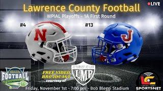 #4 Neshannock Lancers vs.#13  Jeannette Jayhawks - WPIAL Football Playoffs - 1A First Rd- Nov.1,2024