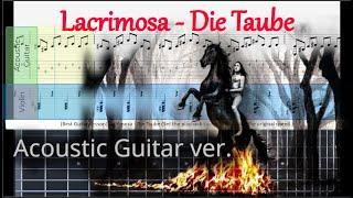 (Best Guitar Lesson) Lacrimosa - Die Taube (slow speed for lesson)