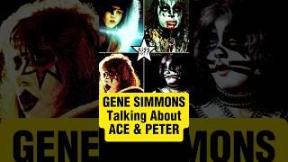 Gene Simmons Talks Peter & Ace Being Let Go #kiss #kissband #classicrock