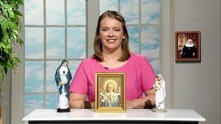 EWTN RELIGIOUS CATALOGUE - 2024-09-02 - OUR LADY OF SEVEN SORROWS PURE SILVER ICON WITH COLOR