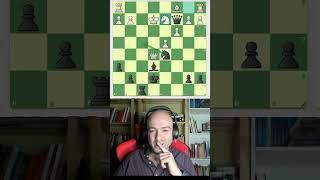 Problema de ataque de más de 2500 de ELO #ajedrez #chess #tactica #problema #tecnica #calculo #final