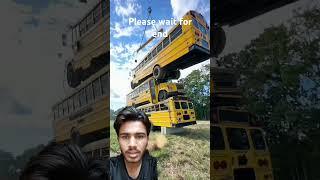 Mr beast break the busses #funny #schoolbus #comedy #yellowschoolbus #prank #automobile #shorts