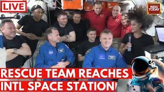 LIVE: SpaceX Rescue Mission For Sunita Williams| Rescue Team Reaches International Space Station