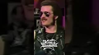 KING DIAMOND ON THE DIFFERENCES BETWEEN AMERICAN & EUROPEAN BANDS #kingdiamond #mercyfulfate #shorts