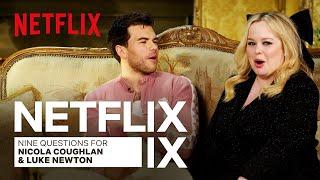 Nicola Coughlan & Luke Newton on Funny Set Moments, First Kisses, and Being Besties | Netflix