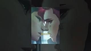 Caitlyn and Vi's First Kiss Scene