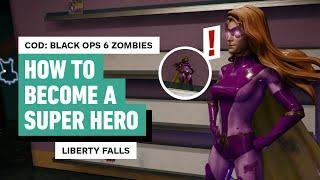 Call of Duty Black Ops 6 Zombies - How to Get the Super Hero Easter Egg in Liberty Falls