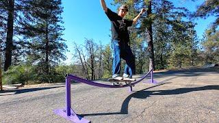 Finishing Building the Rainbow Rail | My Favorite Skate Obstacle Yet