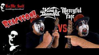 WHO HAS BETTER RIFFS?! King Diamond vs. Mercyful Fate! A REACTION!