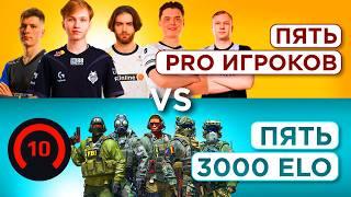 ПЯТЬ ПРО ИГРОКОВ vs ПЯТЬ 3000 ELO — В ЧЕМ РАЗНИЦА?