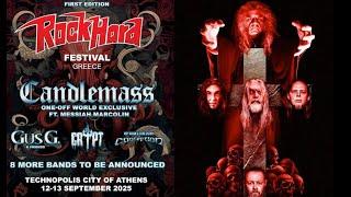 CANDLEMASS one-off exclusive! w/ ex-vocalist Messiah Marcolin set for Rock Hard Festival Greece!