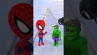 GTA V New Kiss Run Spidey vs Hulk Funny Epic Challenge! #gta