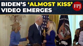 Viral Video: Did Biden 'Almost Kiss' Another Woman?