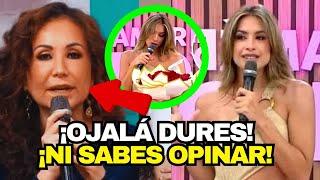 Janet Barboza ENCARA a Milett Figueroa en vivo y lanza misil: “Espero que dures”