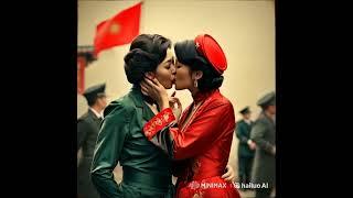 Passionate Kiss: Two Chinese Women in the 1960s #love #kiss