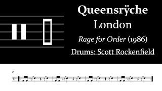 Queensrÿche - London: Drum Sheet Music Transcription