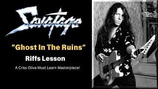 Savatage Ghost In The Ruins Riff Lesson {Criss Oliva}