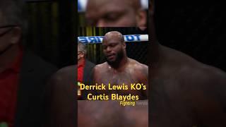 Derrick Lewis KO’s Curtis Blaydes #derricklewis #theblackbeast   #curtisblaydes #ufc   #ufcedmonton