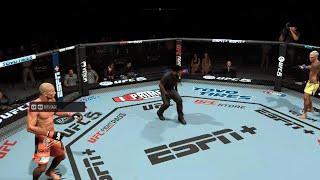 EA SPORTS UFC 5 Cerrone spinning backfist KO