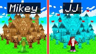 JJ's RICH Kingdom vs Mikey's POOR Kingdom Survive Battle in Minecraft - Maizen