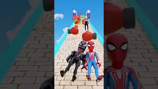 New Kiss or Slap Run with Red Spidey vs Venom! #gta