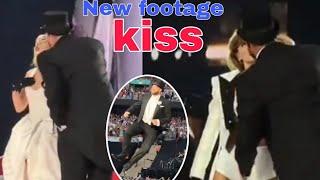 New footage! Travis Kelce's Sweet Kiss to Taylor Swift at Wembley | 'Eras Tour' Surprise!