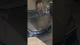 Millionaire bought a new Lamborghini