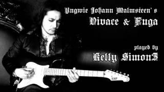 Kelly SIMONZ plays Vivace & Fuga (Yngwie Johann Malmsteen) in 1998