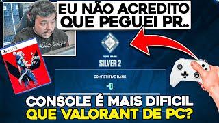 FRT PEGOU seu 1º ELO no VALORANT de CONSOLE! (ta melhor que o valorant de pc?)