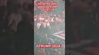 HOLLAND TRUMP UFC 6/1/24 #elvis #elvispresley #theelviscupguy #ufc #ufc3 #trump #trump2024 #shorts