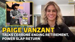 Paige VanZant Reacts To Donald Cerrone Ending Retirement, Power Slap Return, Getting Scammed