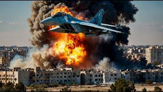 Israel's Main Gate Destroyed! Russian Su-33 Strikes And Yemeni Rockets Burn Tel Aviv