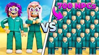 Janet and Kate VS 700 NPCs in Squid Game!