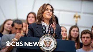 Harris becomes presumptive Democratic nominee, world reacts to prisoner swap, more | CBS News 24/7