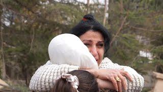 Lebanese family returns home in Baalbek to find a crater where their 50-year-old house once stood