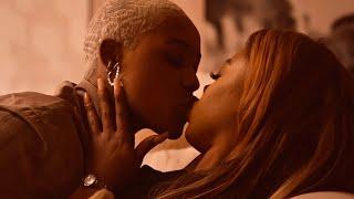 Tye and Eva Lesbian Couple Kiss Scene | Harlem Season 3