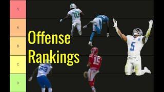 Ranking Every NFL Offense