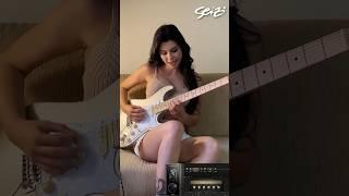 Larissa Liveir e a guitarra SEIZI YORU TITANIUM #seiziguitars #electricguitar #guitarra #guitarist