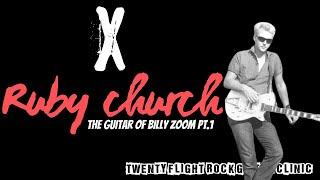 The Guitar Of Billy Zoom Pt.1 X- Ruby Church #guitarlesson #xband #billyzoom