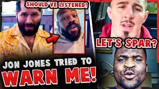 Jon Jones WARNED Jorge Masvidal! Tom Aspinall PERSONAL CONVERSATION, Francis Ngannou