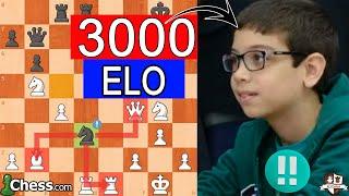 FAUSTINO ORO LLEGA A LOS 3000 PUNTO de ELO! TREMENDO ELO Con TAN SOLO 10 AÑOS