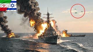 Iran's Surprise Attack! Iranian Air Force Destroyed Israeli Battleships