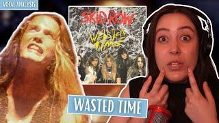 THOSE VOCALS?! Wasted Time - Skid Row | Vocal Coach Reaction (& Analysis) | Jennifer Glatzhofer