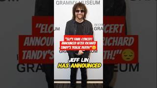 ELO's Final Concert Announced After Richard Tandy's Tragic Death!#musicconcert  #shorts #goviral